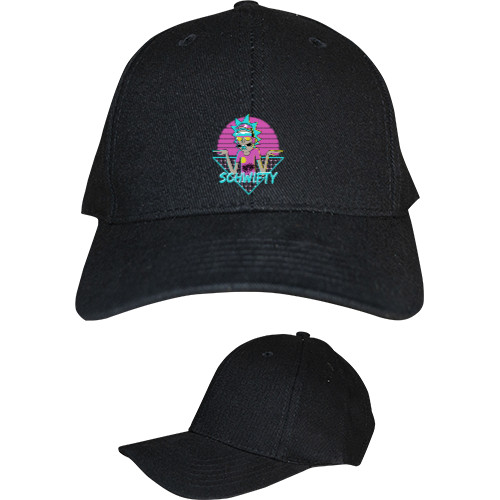 Kids' Baseball Cap 6-panel - Рик и Морти (Рик 80-х) - Mfest