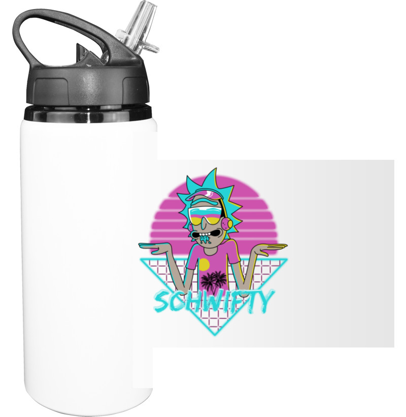 Sport Water Bottle - Рик и Морти (Рик 80-х) - Mfest