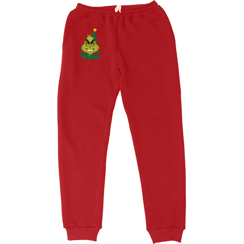 Men's Sweatpants - Christmas Grinch and his tree - Mfest