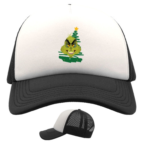 Trucker Cap - Christmas Grinch and his tree - Mfest