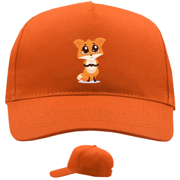 Baseball Caps - 5 panel - Сute little fox - Mfest