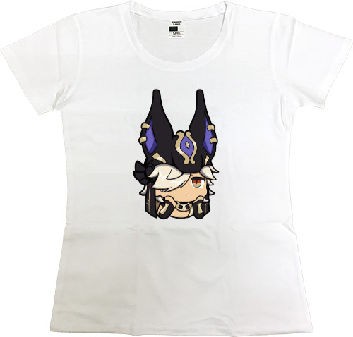 Women's Premium T-Shirt - cyno genshin impact 2 - Mfest