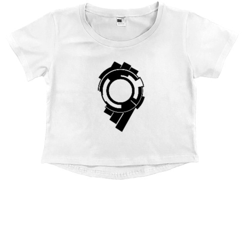 Kids' Premium Cropped T-Shirt - Ghost in the Shell 8 - Mfest