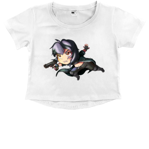 Kids' Premium Cropped T-Shirt - Ghost in the Shell 7 - Mfest