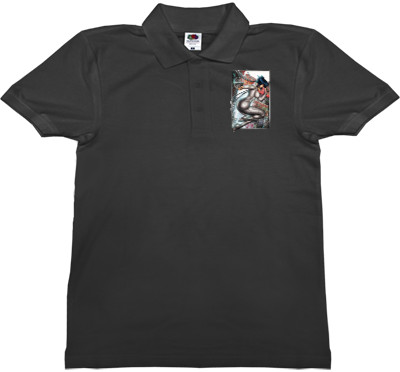 Man's Polo Shirt Fruit of the loom - Ghost in the Shell 5 - Mfest