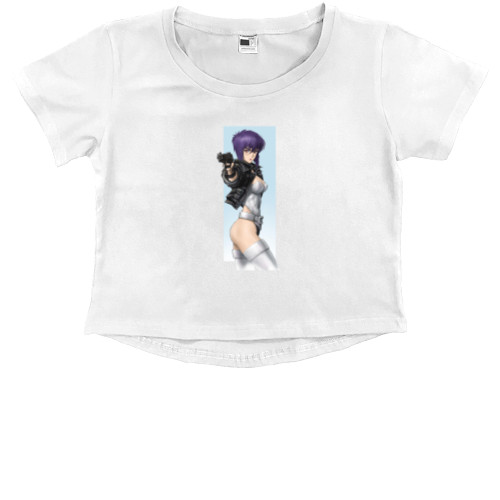 Kids' Premium Cropped T-Shirt - Ghost in the Shell - Mfest