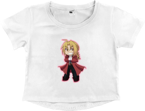 Women's Cropped Premium T-Shirt - Fullmetal Alchemist 6 - Mfest