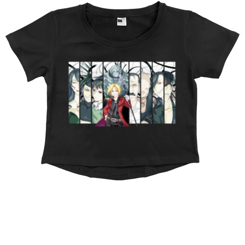 Kids' Premium Cropped T-Shirt - Fullmetal Alchemist 4 - Mfest