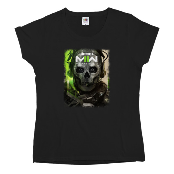 Women's T-shirt Fruit of the loom - call of duty mw2 2 - Mfest