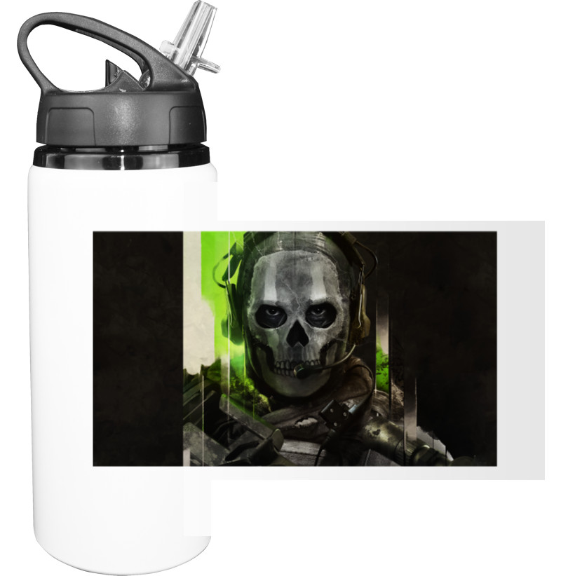 Sport Water Bottle - call of duty mw2 - Mfest