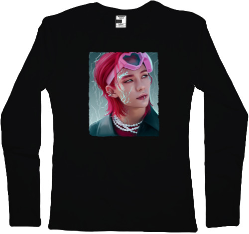 Women's Longsleeve Shirt - stray kids Hyunjin - Mfest