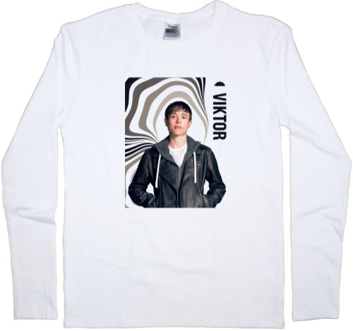 Men's Longsleeve Shirt - the umbrella academy viktor - Mfest