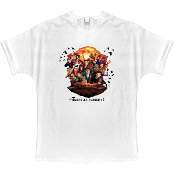 T-shirt Oversize - umbrella academy season 3 (4) - Mfest