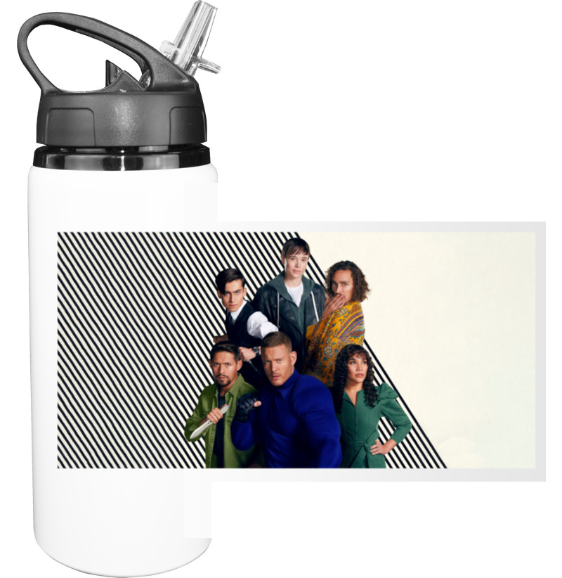 Sport Water Bottle - umbrella academy season 3 - Mfest