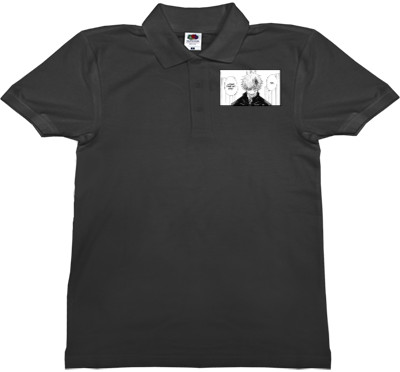 Man's Polo Shirt Fruit of the loom - магическая битва 4 - Mfest