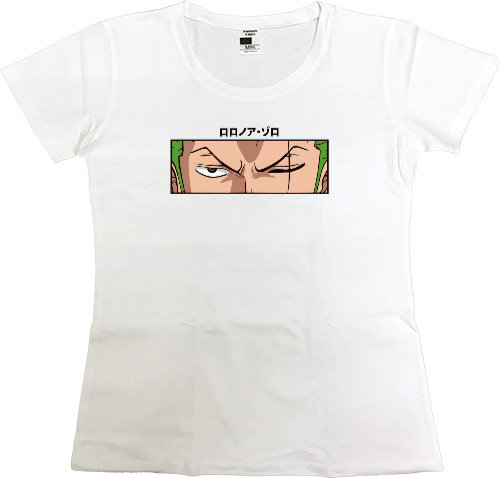 Women's Premium T-Shirt - Roronoa Zoro - Mfest