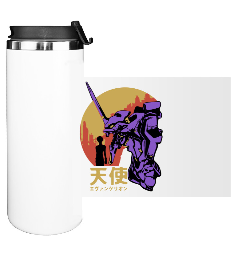 Water Bottle on Tumbler - neon genesis evangelion 2 - Mfest