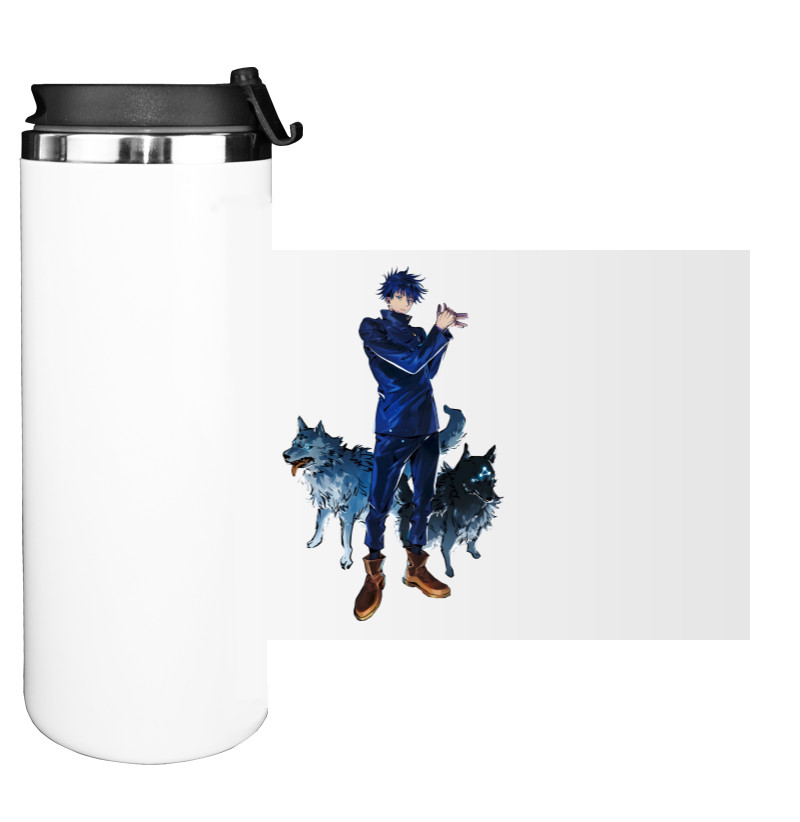 Water Bottle on Tumbler - Fushigura Megumi Render - Mfest