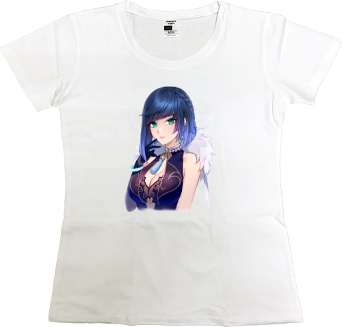 Women's Premium T-Shirt - yelan genshin impact 3 - Mfest