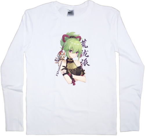 Men's Longsleeve Shirt - Genshin Impact Kuki Shinobu - Mfest