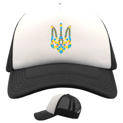 Trucker Cap - квітковий герб - Mfest