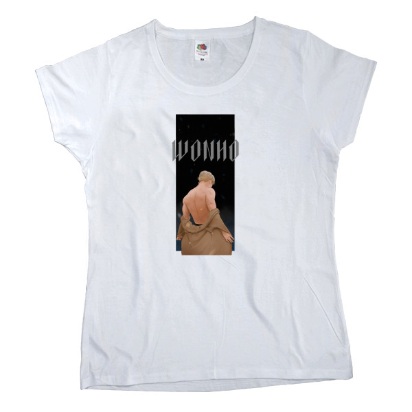 Women's T-shirt Fruit of the loom - wonho art - Mfest