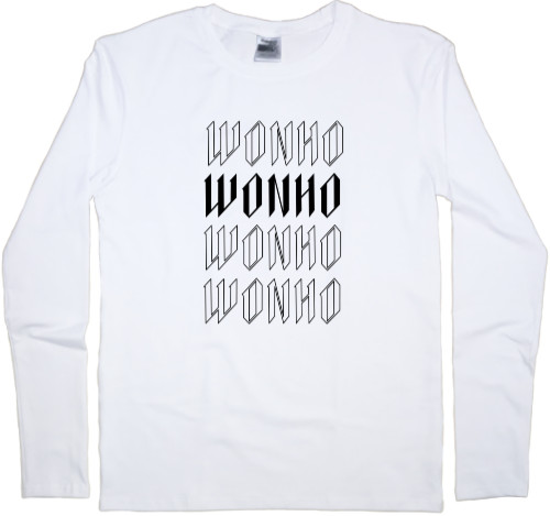 Футболка з Довгим Рукавом Дитяча - wonho logo - Mfest