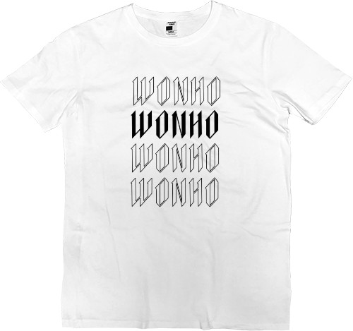 Футболка Премиум Детская - wonho logo - Mfest