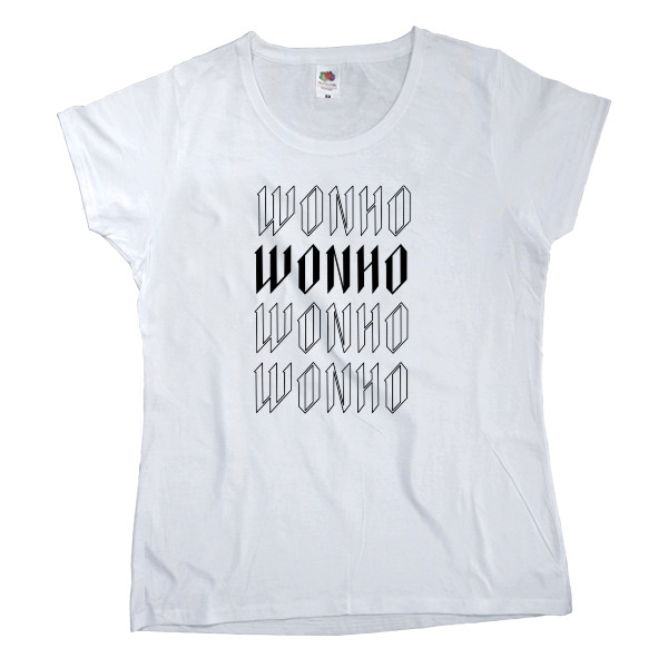 Women's T-shirt Fruit of the loom - wonho logo - Mfest