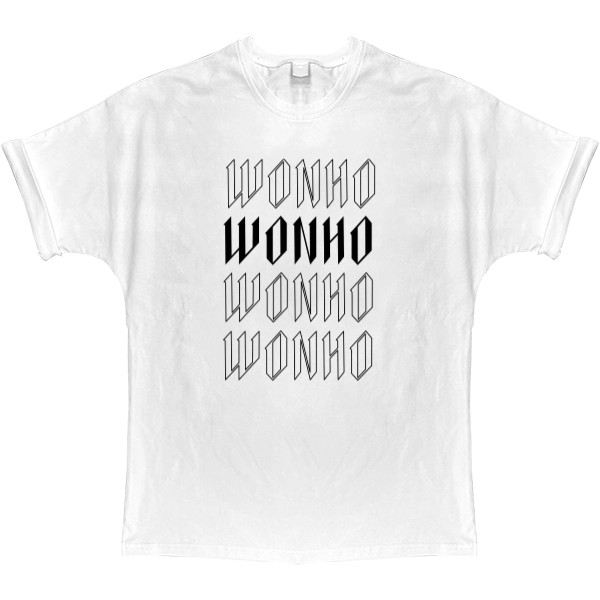 T-shirt Oversize - wonho logo - Mfest