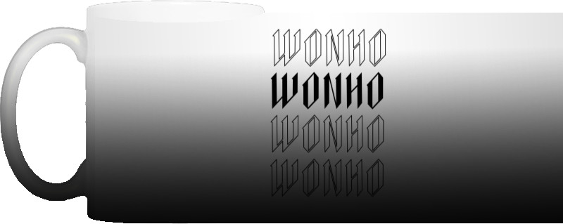 Чашка Хамелеон - wonho logo - Mfest