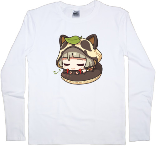 Men's Longsleeve Shirt - chibi genshin impact sayu - Mfest