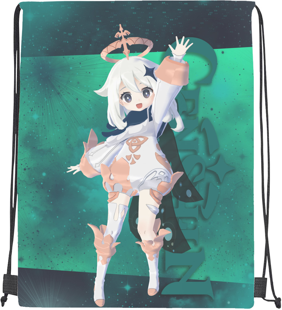 Drawstring Bag - paimon genshin impact - Mfest