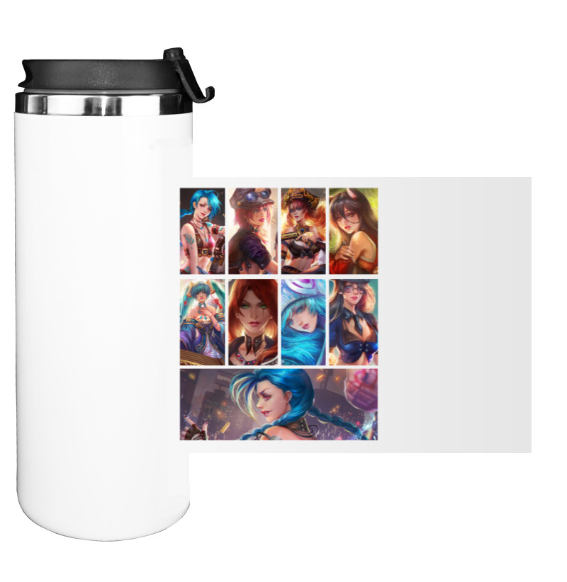 Water Bottle on Tumbler - ladies of League of legends - Mfest