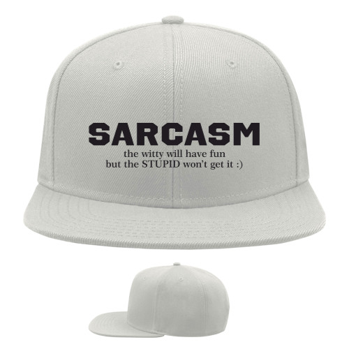 Snapback Baseball Cap - SARCASM - Mfest