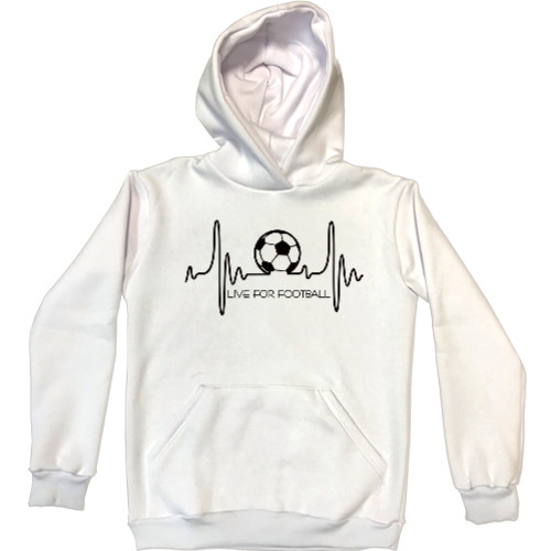 Unisex Hoodie - LIVE FOR FOOTBALL - Mfest