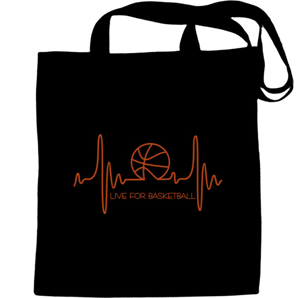 Tote Bag - LIVE FOR BASKETBALL - Mfest