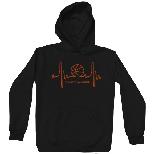 Kids' Premium Hoodie - LIVE FOR BASKETBALL - Mfest