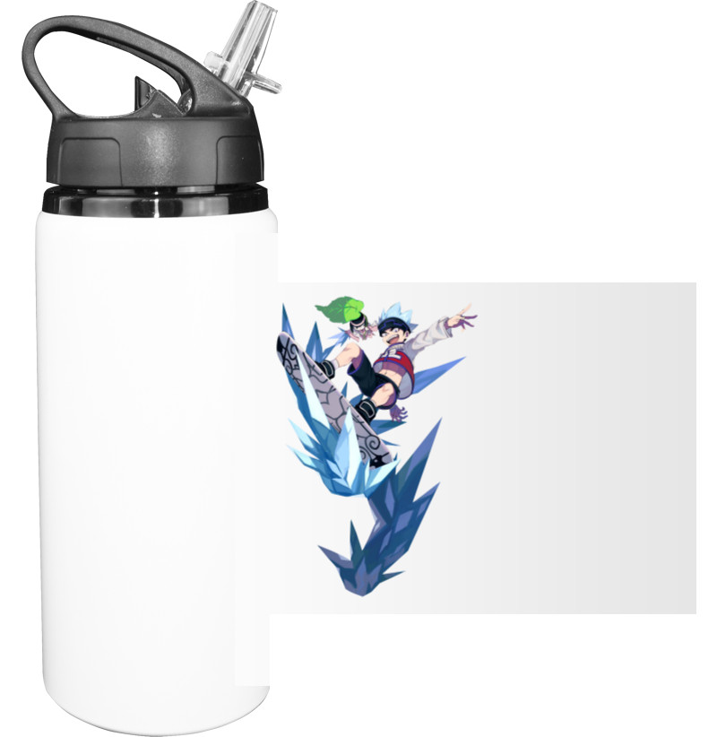 Sport Water Bottle - shaman king 5 - Mfest