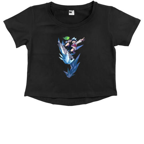 Король-шаман - Kids' Premium Cropped T-Shirt - shaman king 5 - Mfest