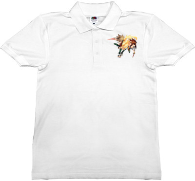 Man's Polo Shirt Fruit of the loom - shaman king 2 - Mfest