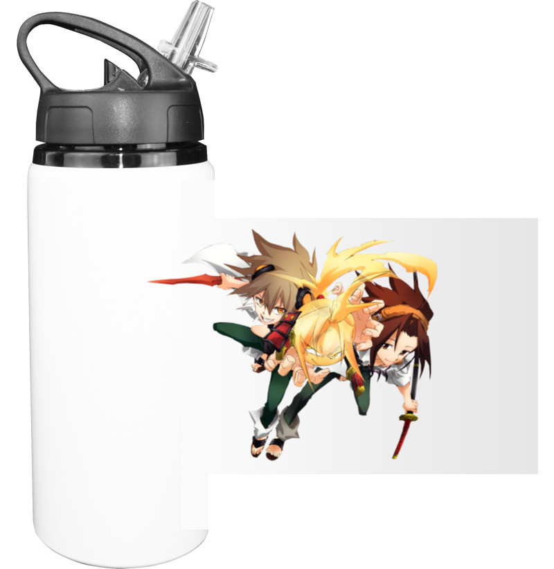 Sport Water Bottle - shaman king 2 - Mfest