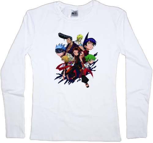 Women's Longsleeve Shirt - shaman king - Mfest