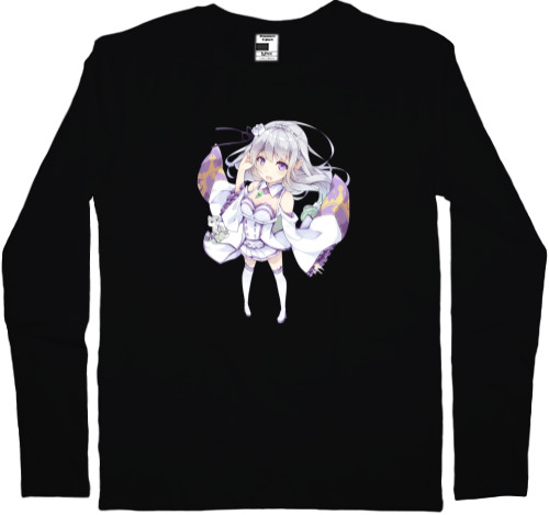 Men's Longsleeve Shirt - Емілія re zero 2 - Mfest