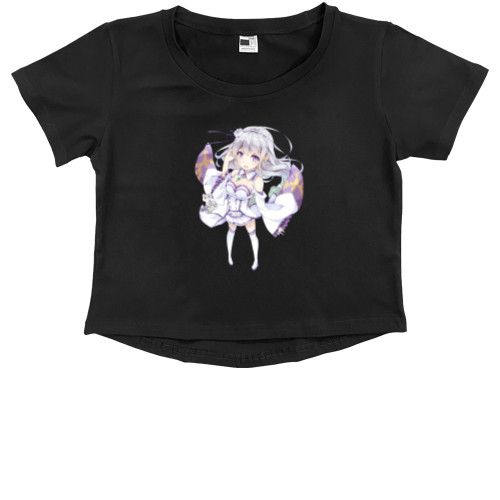 Kids' Premium Cropped T-Shirt - Емілія re zero 2 - Mfest