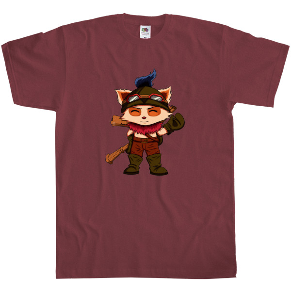 Футболка Классика Мужская Fruit of the loom - League of Legends Teemo - Mfest