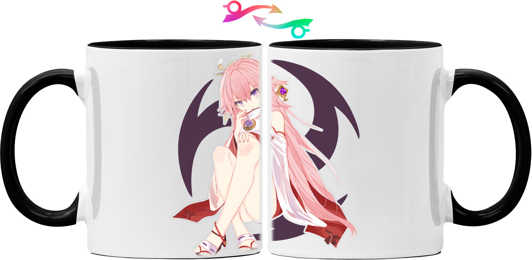 Mug - genshin impact yae miko 2 - Mfest