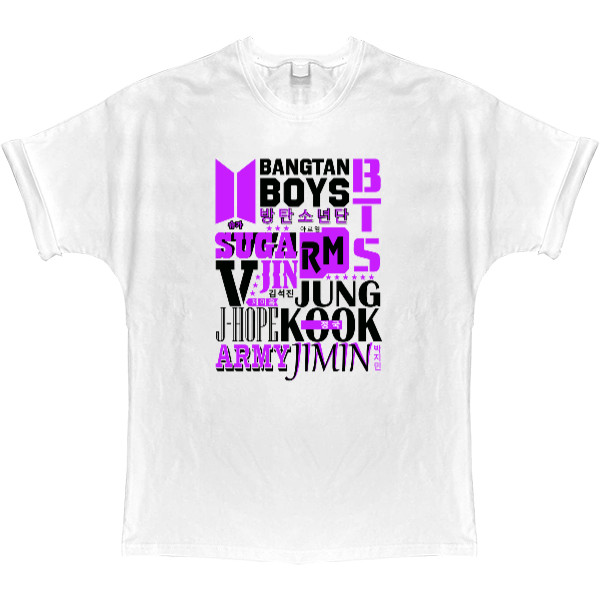 T-shirt Oversize - BTS 8 - Mfest