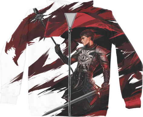 Kids' Zip-through Hoodie 3D - Dragon Age 3 - Mfest