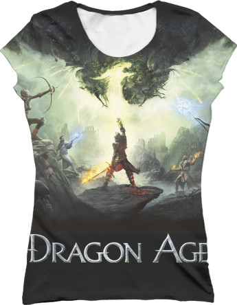 Women's T-Shirt 3D - Dragon Age 2 - Mfest